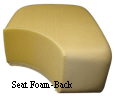 Custom Formed Seat Foam-Back (16123-B33)